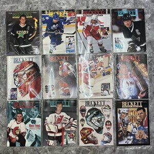 1994 Beckett Baseball Card Monthly All 12 Issues